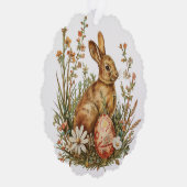Oud Pasen Papier Ornament Kaart (Rechts)