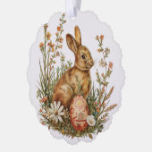 Oud Pasen Papier Ornament Kaart (Links)