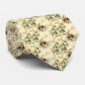 Oud Pasen, Victoriaanse engel met leliebloemen Stropdas (Opgerold)