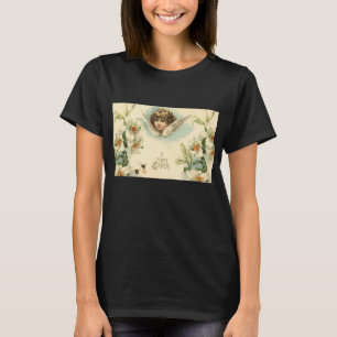 Oud Pasen, Victoriaanse engel met leliebloemen T-shirt