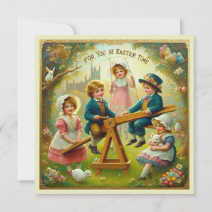 Oud Pasen ~VOOR JOU MET PASEN ~Kinderen ~ Feestdagenkaart