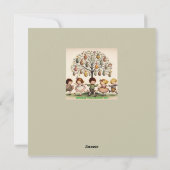 Oud Pasen ~ VOOR U MET PASEN ~ Kinderen Feestdagenkaart (Achterkant)