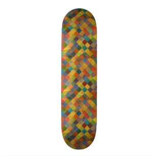 Oud patroon. Geometrisch. Skateboard