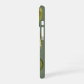 Oud patroon met spruitjes iPhone 16 hoesje (Linkerkant)