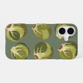 Oud patroon met spruitjes iPhone 16 hoesje (Achterkant horizontaal)
