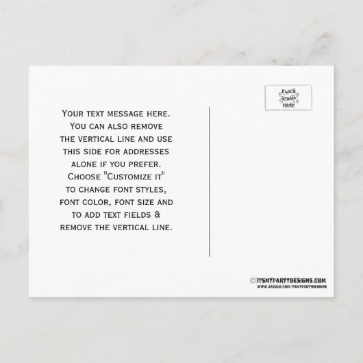 Oud Pauw Monogram Aankondigingskaart (Achterkant)