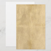 oud perkament briefpapier (Voorkant / Achterkant)