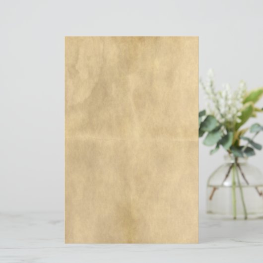 oud perkament briefpapier (Staand voorkant)