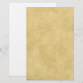 Oud perkament briefpapier (Voorkant / Achterkant)