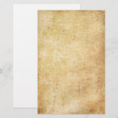 Oud  perkament briefpapier (Voorkant / Achterkant)