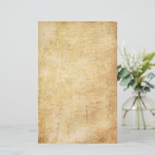 Oud  perkament briefpapier (Staand voorkant)