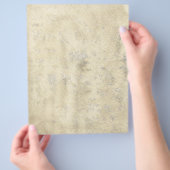 Oud perkament flyer (Hand)