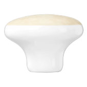 Oud perkament keramische kast knop (Zijkant)
