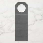  oud perkament Uw Privé Etiket Bo Flessenhanger (Achterkant)