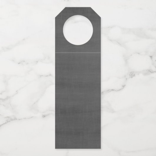  oud perkament Uw Privé Etiket Bo Flessenhanger (Achterkant)