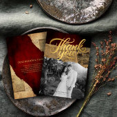 oud perkament, Victoriaans bedankkaart