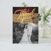  oud perkament, Victoriaans bedankkaart (Staand voorkant)