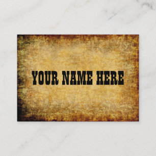 Oud perkament ~ visitekaartje