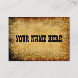 Oud perkament ~ visitekaartje