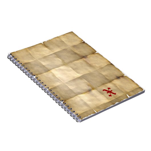 Oud perkamentpapier notitieboek (Rechterzijde)