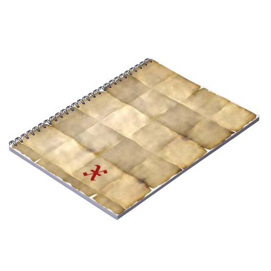 Oud perkamentpapier notitieboek (Linkerzijde)