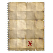 Oud perkamentpapier notitieboek (Voorkant)