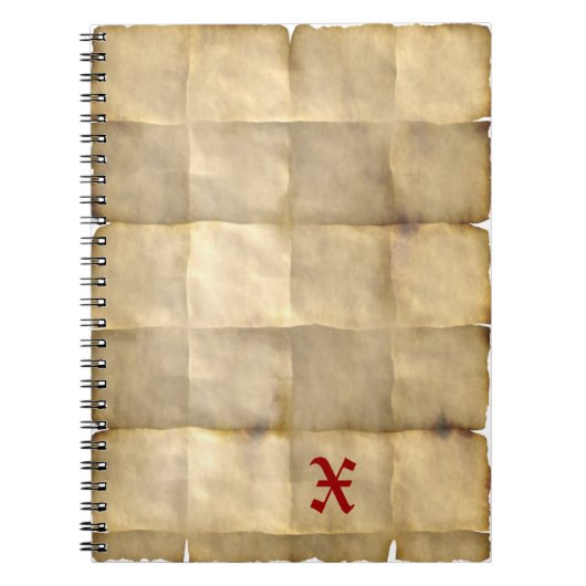 Oud perkamentpapier notitieboek (Voorkant)