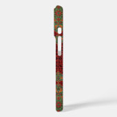 Oud Persisch Tapijtpatroon Rood Groen Arabesk Case-Mate iPhone Case (Achterkant / Links)