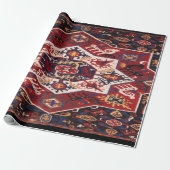 Oud Perzisch patroon Cadeaupapier (Uitgerold)