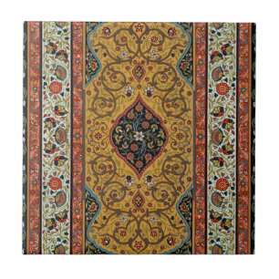 Oud Perzisch Tapijt Elegant Design Tegeltje