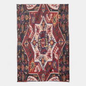 Oud Perzisch Turks Tapijt Theedoek (Verticaal)