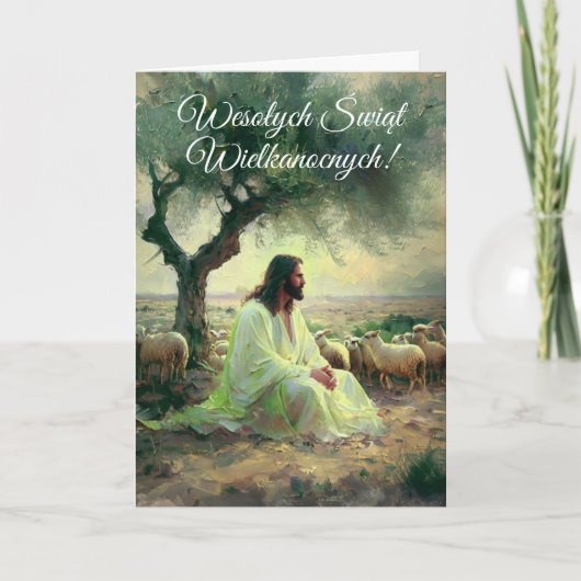 Oud-Poolse Pasen Prettig Alleluja Christelijk (Voorkant)