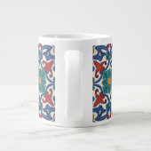 Oud Portugees Azulejos-tegelpatroon Grote Koffiekop (Achterkant)