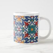 Oud Portugees Azulejos-tegelpatroon Grote Koffiekop (Rechts)