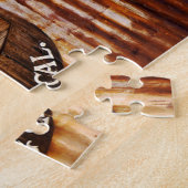 Oud postbericht in Randsburg Californië Legpuzzel (Zijkant)