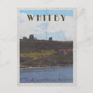 oud poster briefkaart whitby