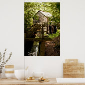 Oud Poster en waterwiel (Keuken)