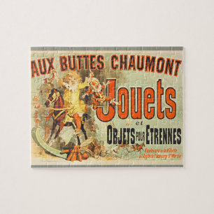 Oud Poster Franse Speelgoed Joets Vrienden Legpuzzel