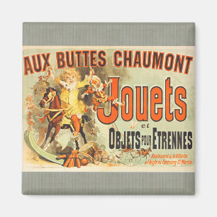 Oud Poster Franse Speelgoed Joets Vrienden Magneet