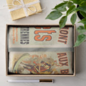 Oud Poster Franse Speelgoed Joets Vrienden Tissuepapier (Geschenk)