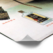 Oud Poster van de Liquor van Shanghai en Chinese v (Hoek)