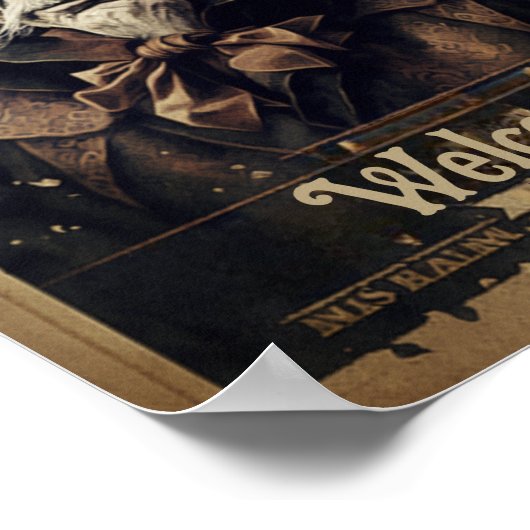  oud poster van de magiër (Hoek)