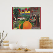 oud poster van het bedrijfsetiket (Keuken)