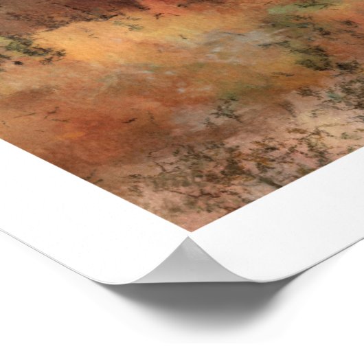 Oud Poster voor het schilderen van rode streepjes (Hoek)