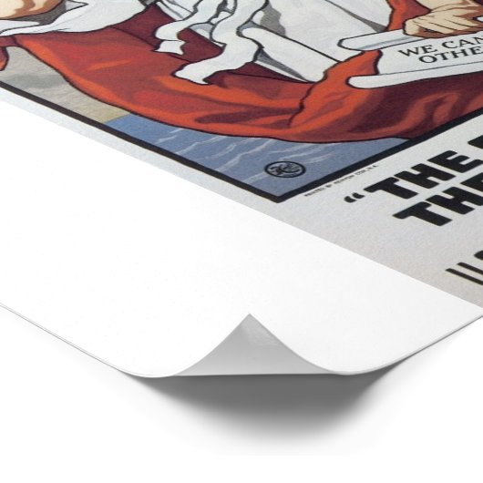 Oud Poster voor zeemacht rond 1917 (Hoek)