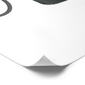 Oud Poster voor zwarte telefoon (Hoek)