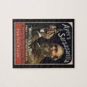 Oud productlabel, Ayer's Sarsaparilla-drank Legpuzzel (Horizontaal)