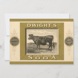 Oud productlabel, Dwight's Bicarbonated Soda