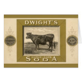 Oud productlabel, Dwights Bicarbonated Soda (Voorkant Horizontaal)