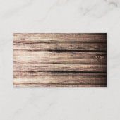 Oud professioneel profiel van houtextracten visitekaartje (Voorkant)